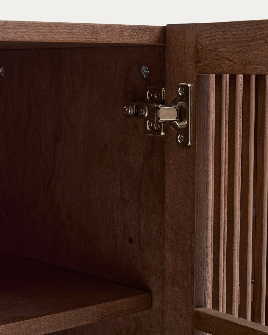 Sideboard im Japandi-Stil aus Walnussholz - Beyla