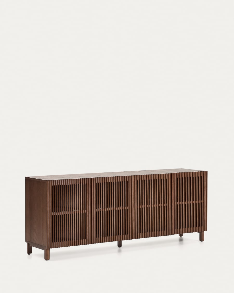 Sideboard im Japandi-Stil aus Walnussholz - Beyla