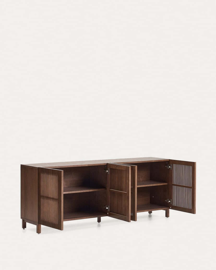 Sideboard im Japandi-Stil aus Walnussholz - Beyla