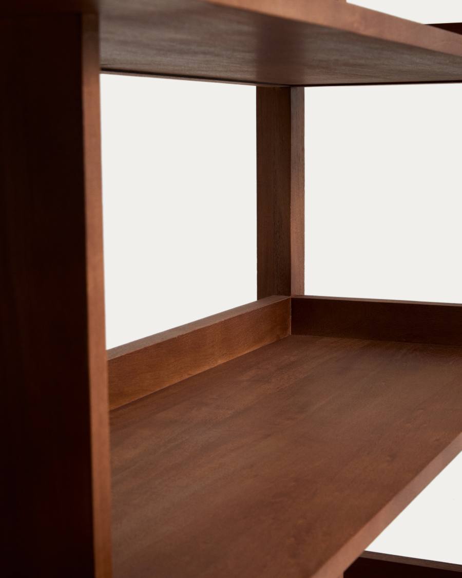 Regal im Japandi-Stil aus Akazienholz 150x185 cm