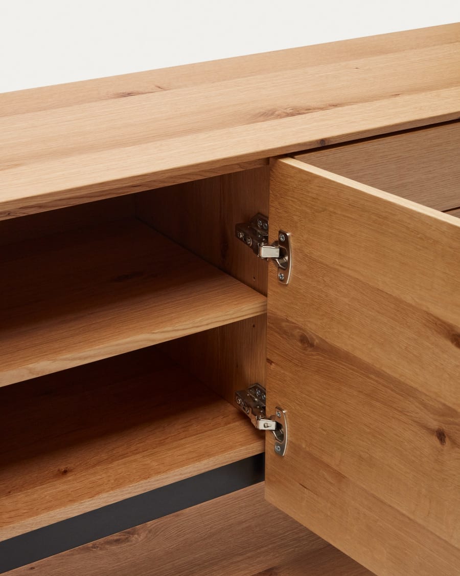 Japandi Sideboard aus hellem Holz