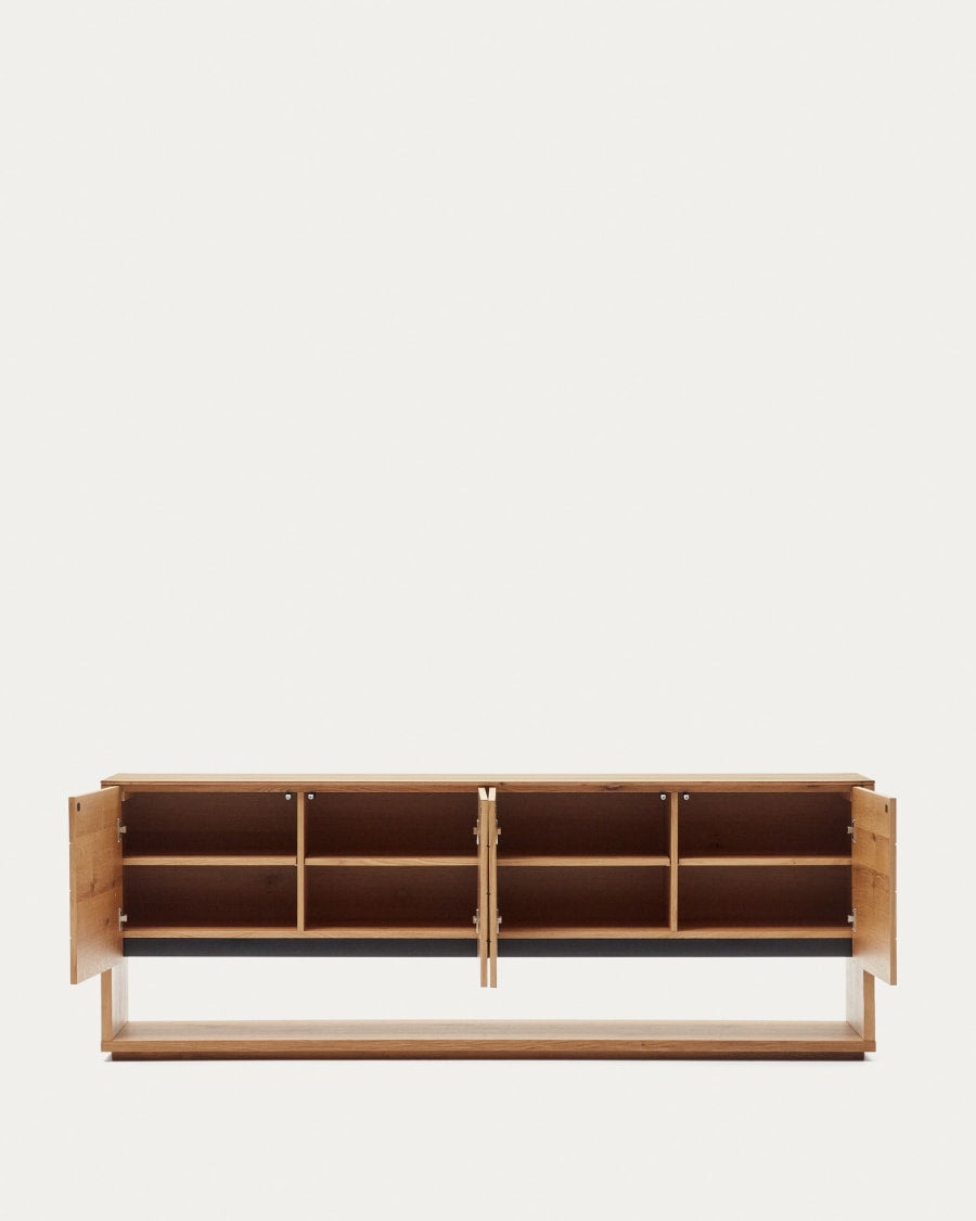 Japandi Sideboard aus hellem Holz