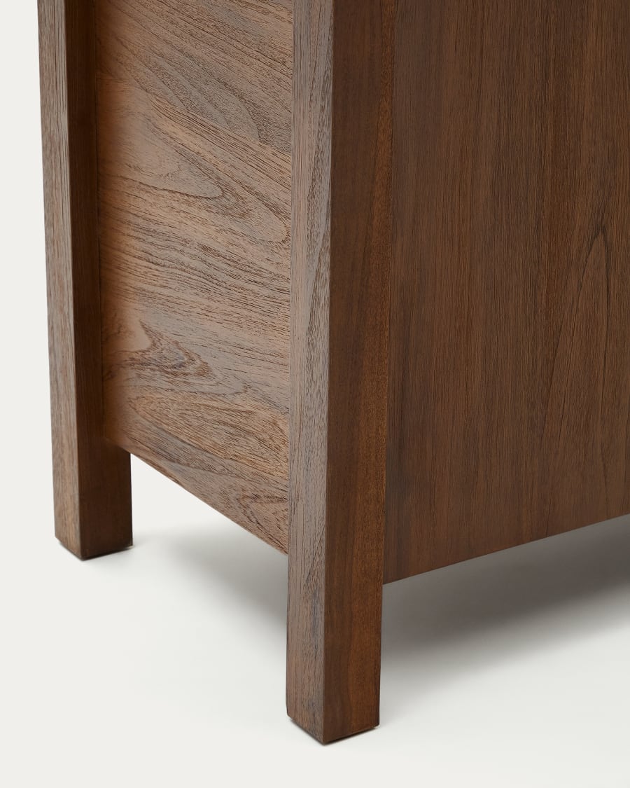 Japandi Sideboard aus Holz in Braun