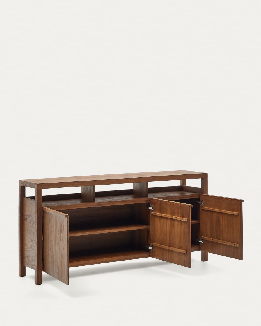 Japandi Sideboard aus Holz in Braun