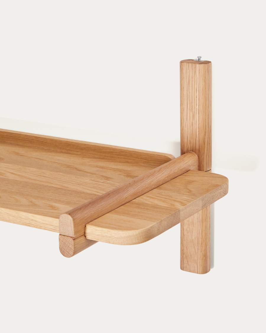 Modulares Japandi Regal aus Natureichenholz – 1 Brett, 110 cm
