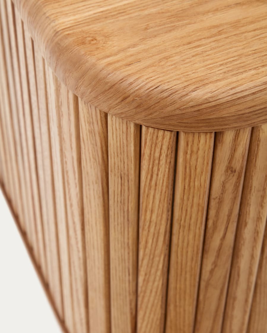 Japandi Nachttisch aus Holz