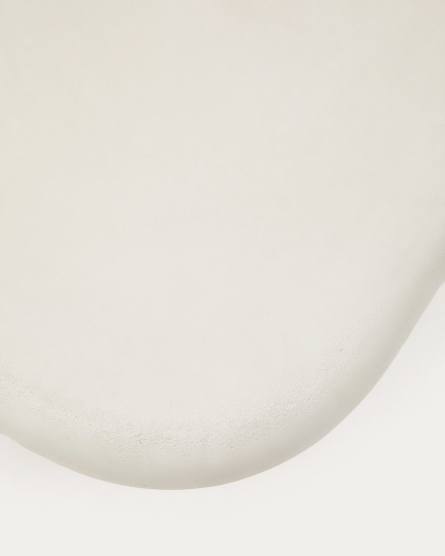 Couchtisch Japandi Zement Akazienholz 140x70 cm