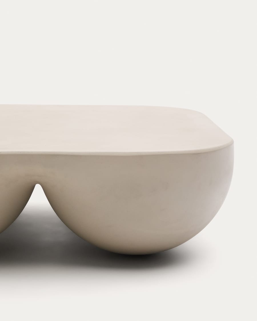 Couchtisch Japandi Polystone 100x100 cm