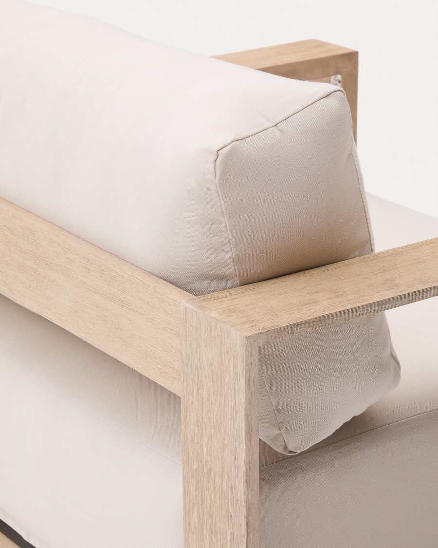 Sessel Japandi Akazienholz Hell