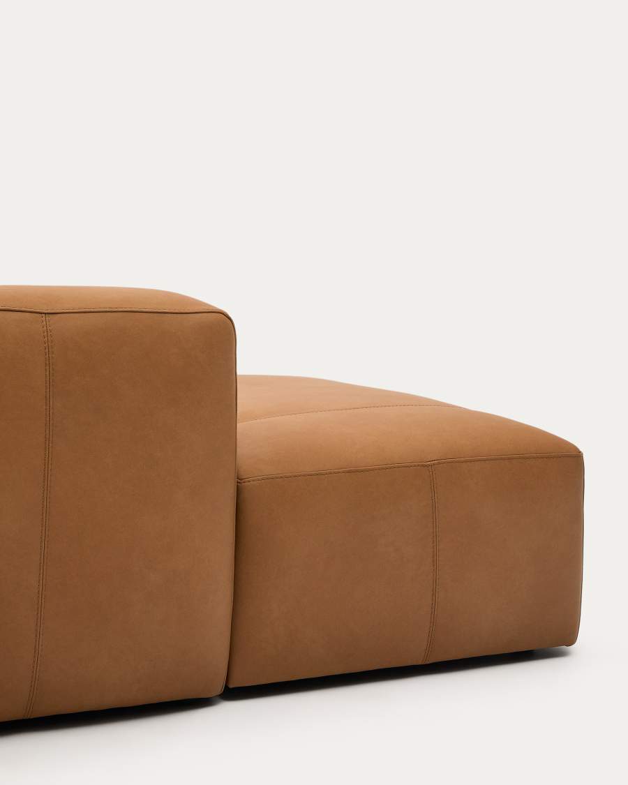 Bettsofa Japandi Beige Chenille Chaiselongue Links
