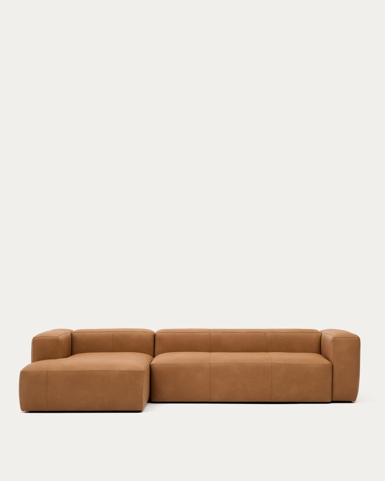 Bettsofa Japandi Beige Chenille Chaiselongue Links