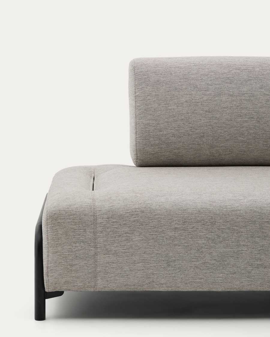 Modulsofa Japandi Beige Grau