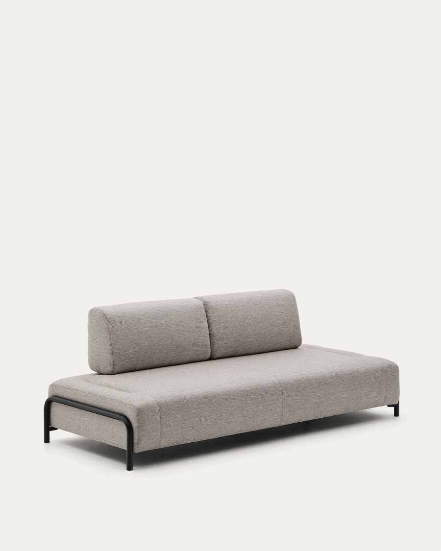 Modulsofa Japandi Beige Grau
