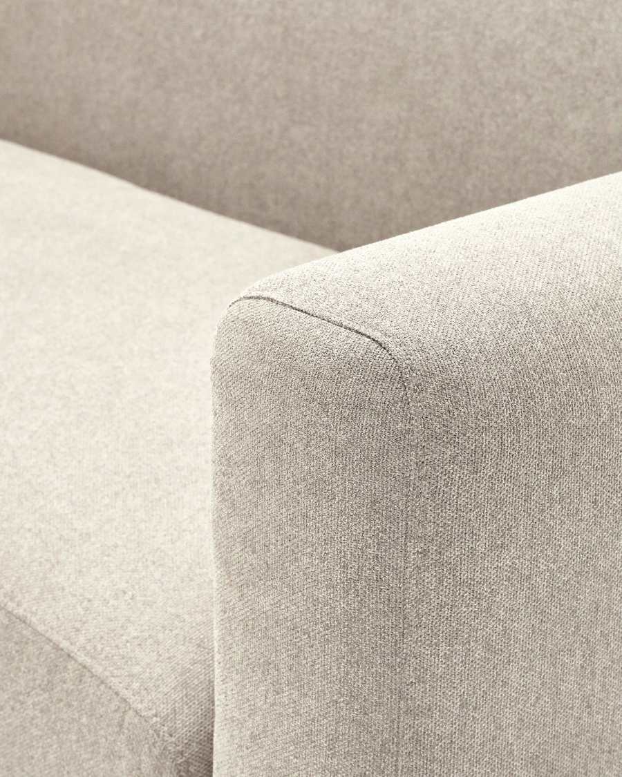 Modulares Japandi Sofa Beige 2-Sitzer