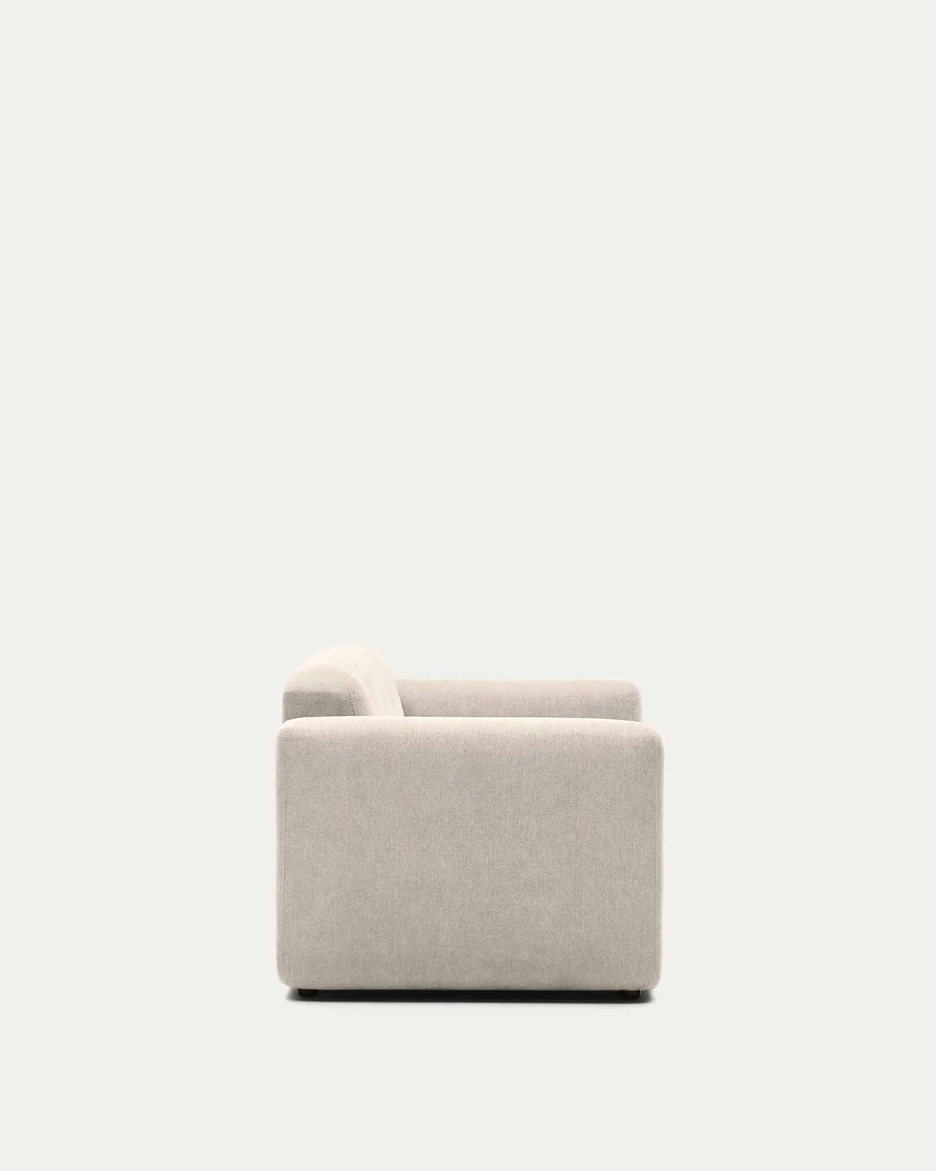 Modulares Japandi Sofa Beige 2-Sitzer