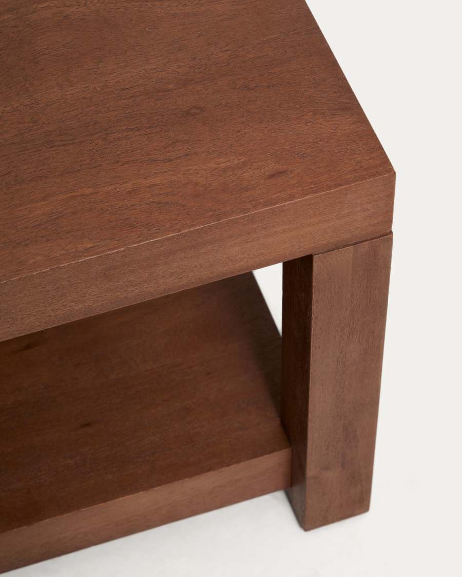 Beistelltisch Japandi Akazienholz 90x90 cm