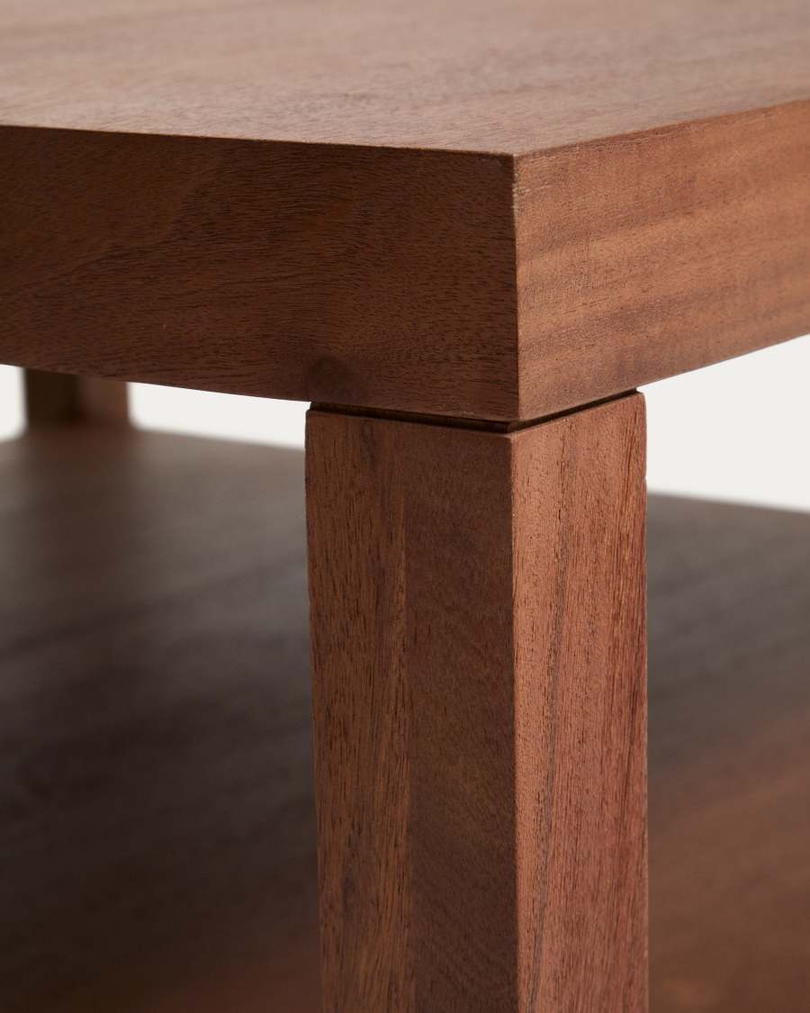Beistelltisch Japandi Akazienholz 90x90 cm