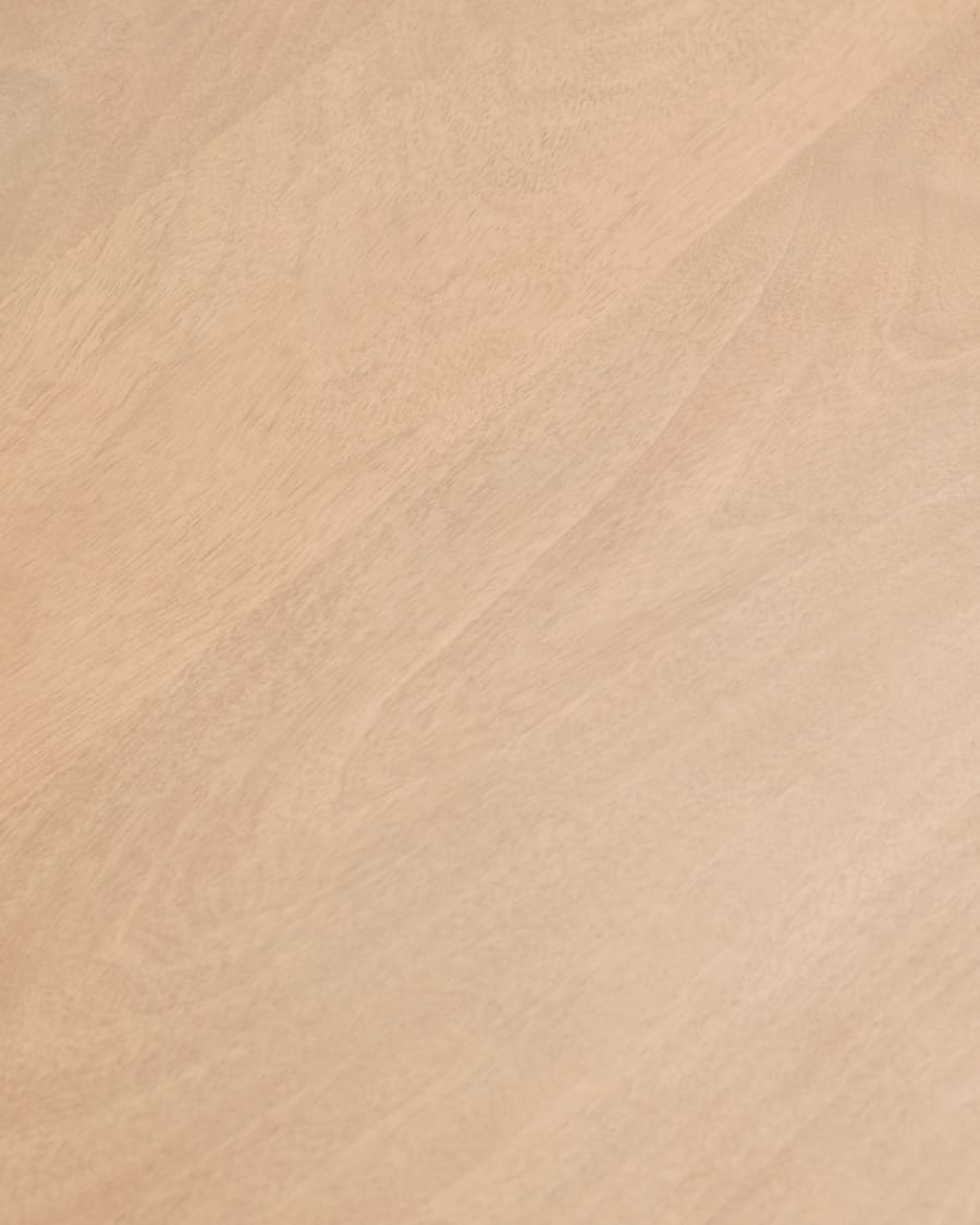 Japandi Runder Beistelltisch aus Holz