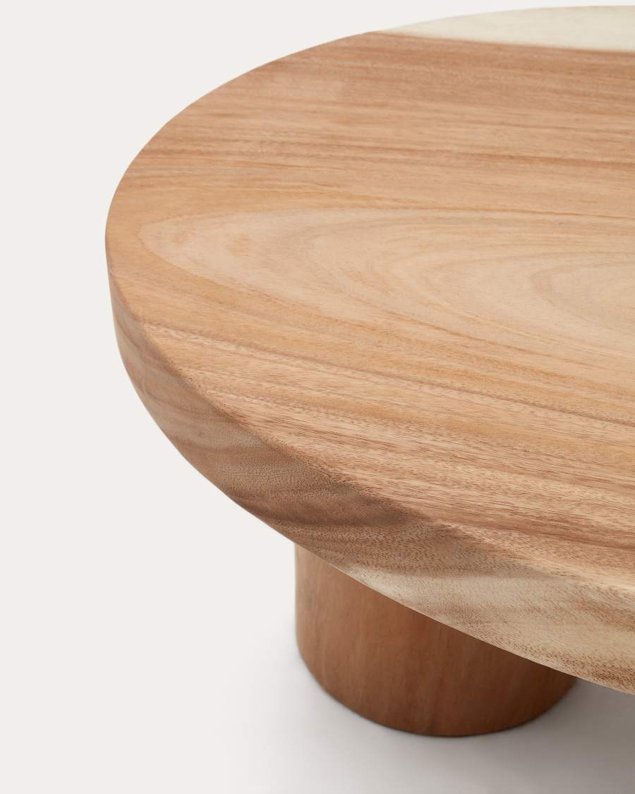 Couchtisch Japandi Mungurholz 90x60 cm