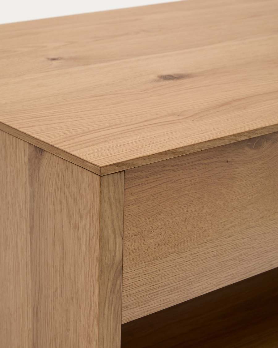 Couchtisch Japandi Eichenfurnier Natur Klappbar 120x60 cm