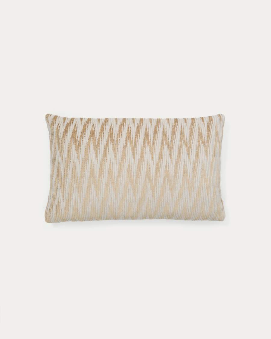 Kissenbezug Japandi Viskose-Baumwolle Beige Ecru 30x50 cm