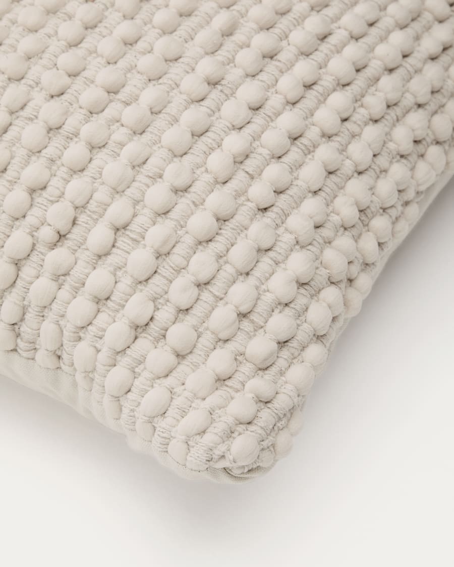 Japandi Kissenbezug Jacquard Felloptik