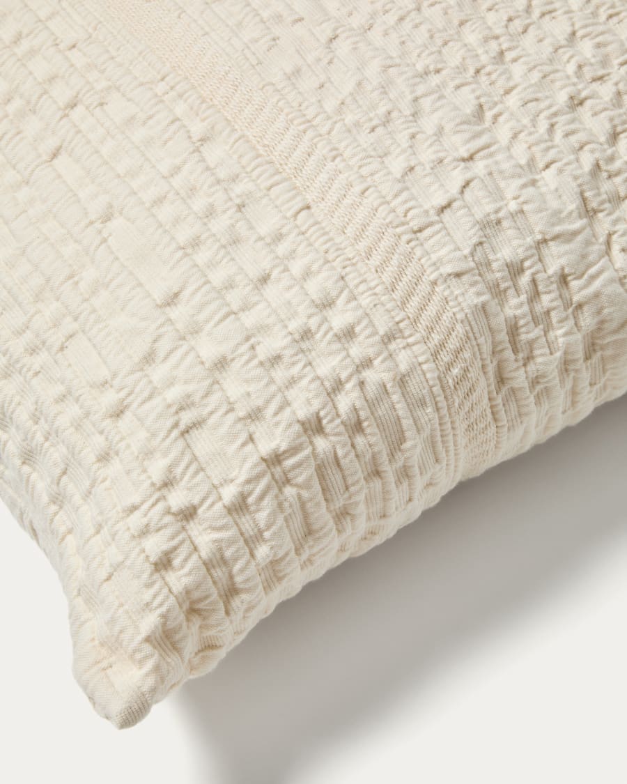 Japandi Kissenbezüge Set Gestreift Baumwolle