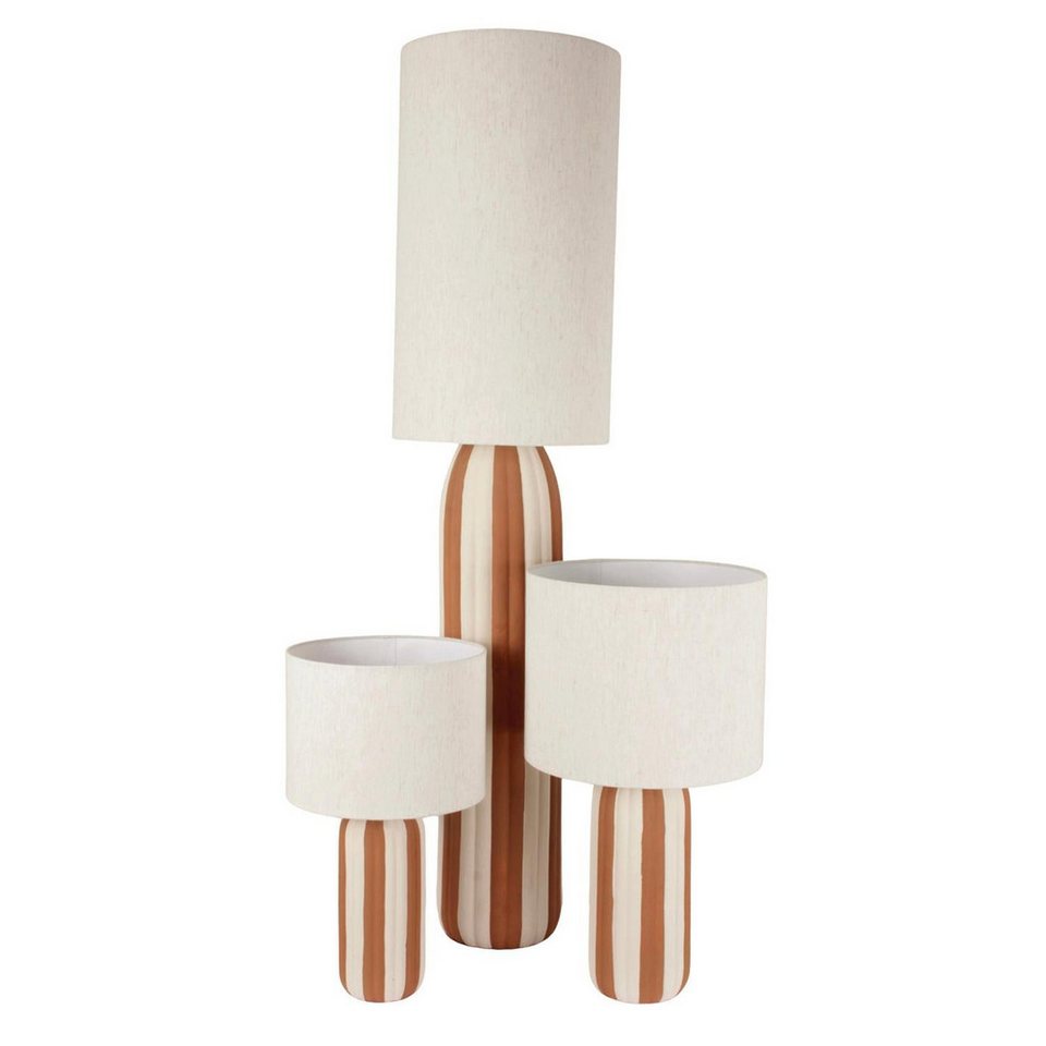 Japandi Stehlampe im skulpturalen Design
