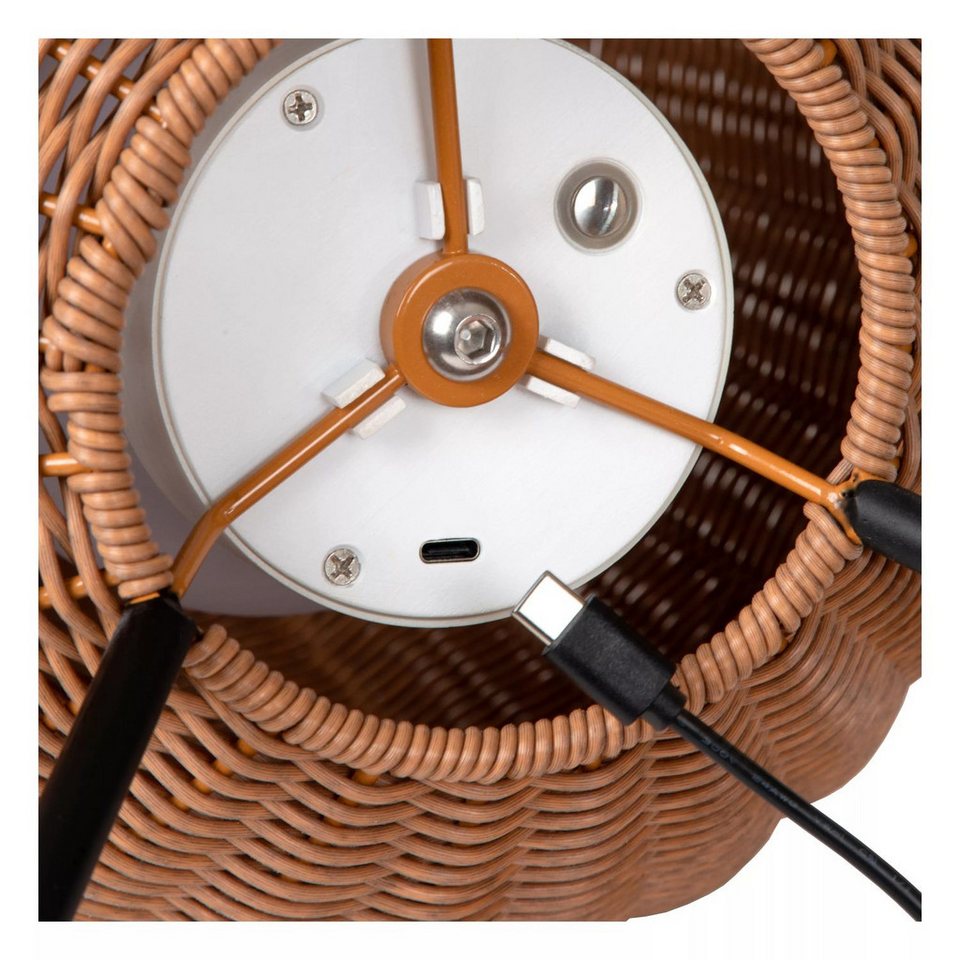 Japandi Outdoor-Stehlampe LED mit Dreibein
