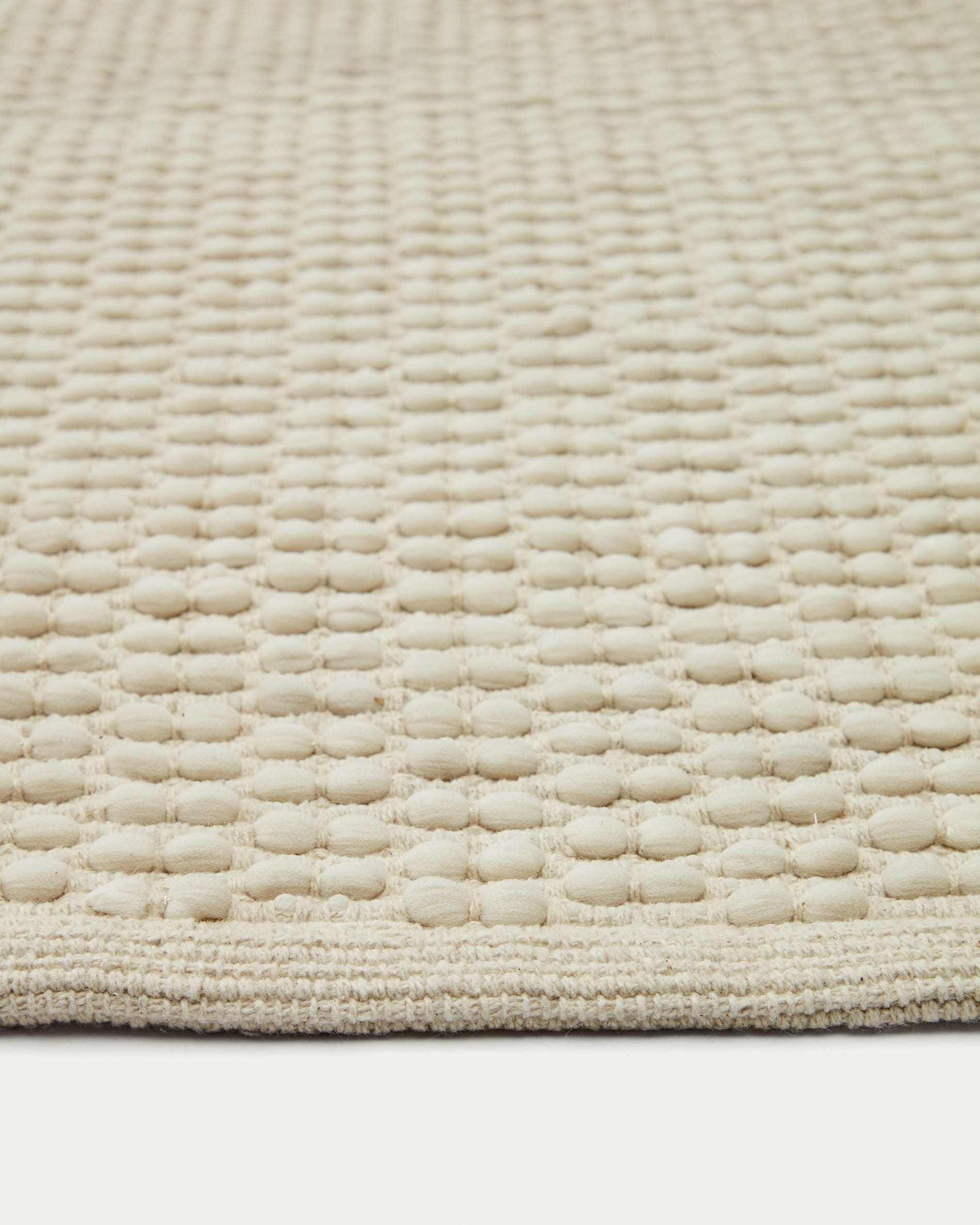 Beige Japandi Teppich