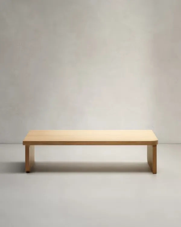 Japandi Couchtisch Niedrig Modern Wohnzimmer Holz Design