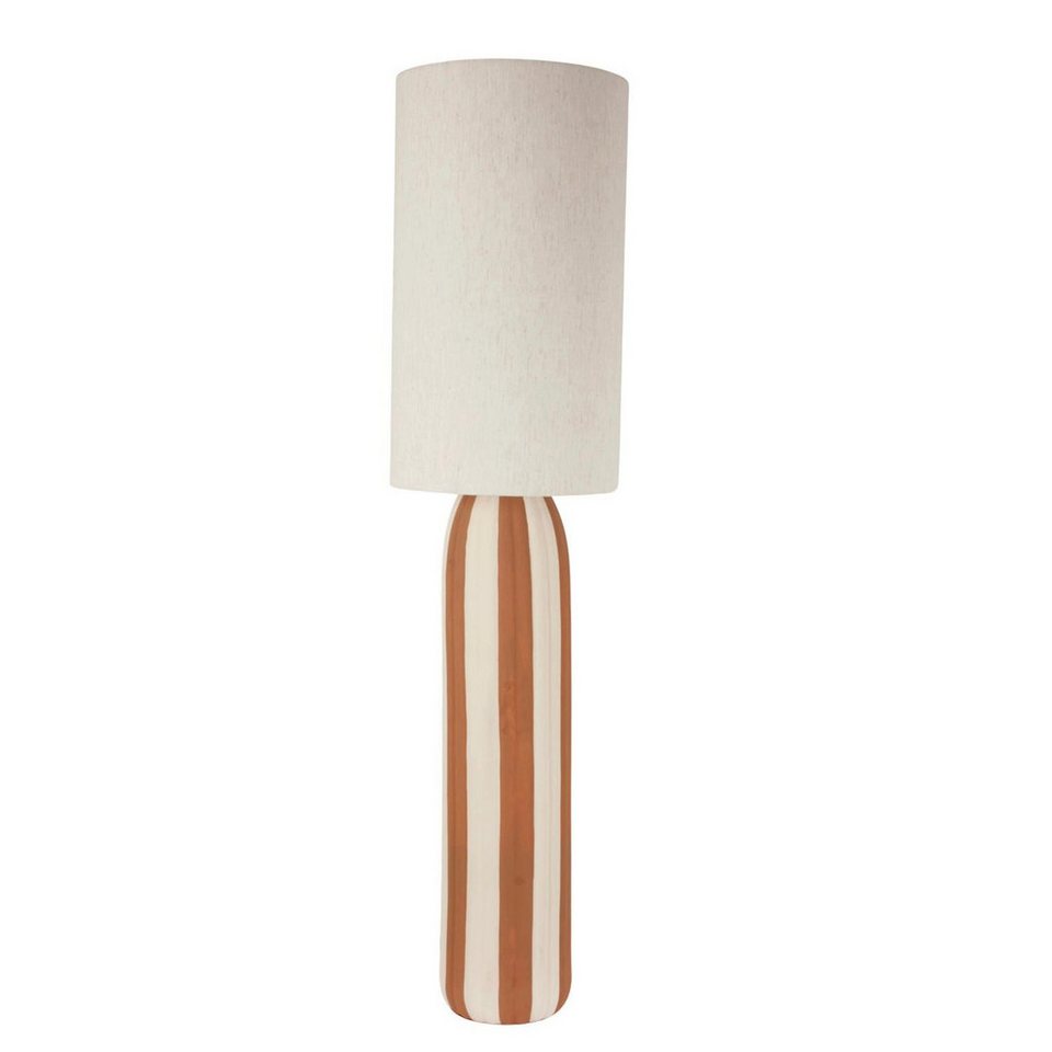 Japandi Stehlampe im skulpturalen Design